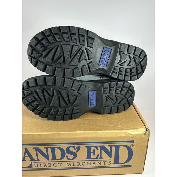 Lands End Mens Hiking Boots Grey Suede Mesh Water Repellent Size 10 NEW W/box main image 6